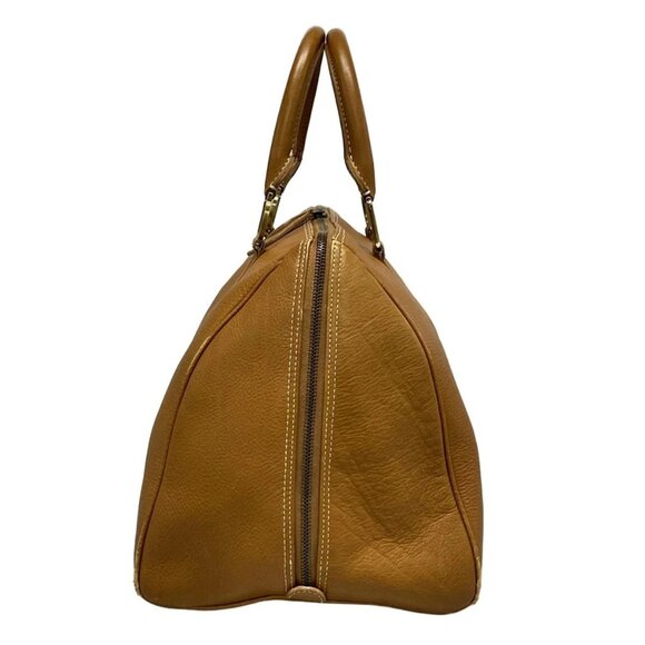 Auth DIOR/ChristianDior - Brown Leather Handbag - Picture 4 of 16